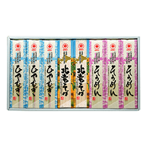 H D-35(ひやむぎ230g×3、北竜そば230g×2、そうめん230g×3)